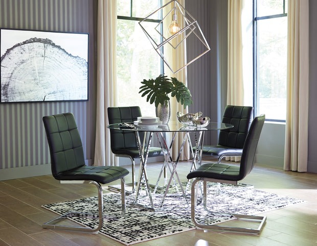 Ashley D275 Madanere Black Dining  Set
