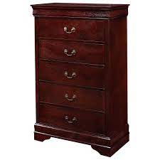 B3850 LOUIS PHILIP BROWN BEDROOM SET