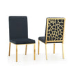 D610 Black/Gold Viva Dining Set