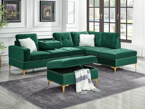S123 Joy Sectional + Ottoman