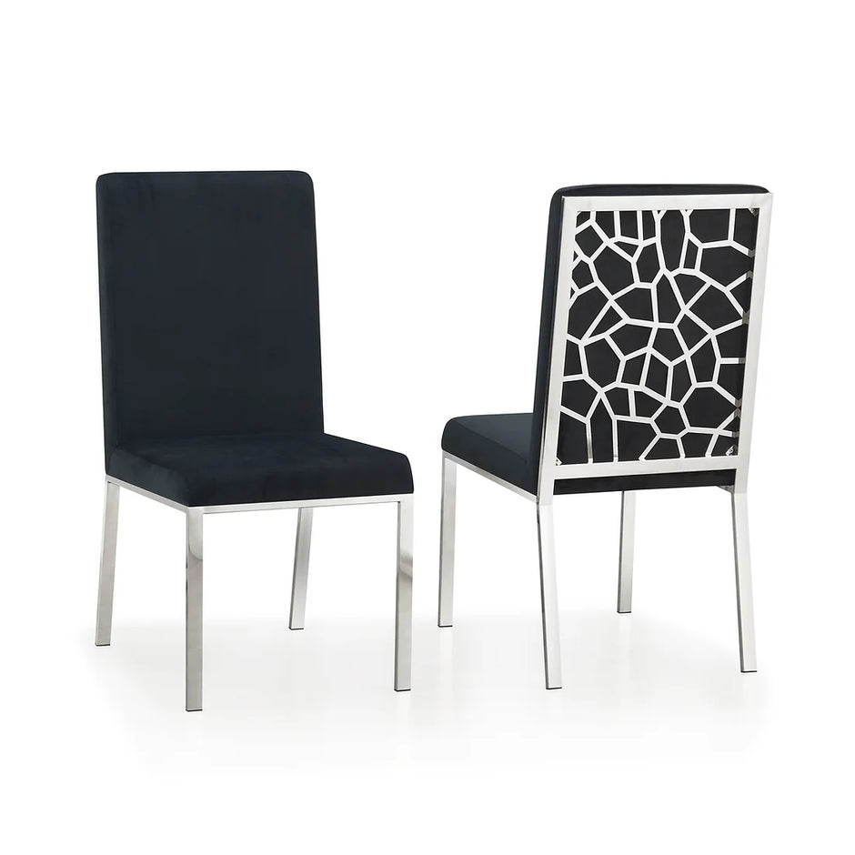 D610 Black Viva Dining Set