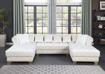 S6350 Jordan II White Sectional