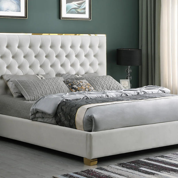 B600 Rose Begie Bed