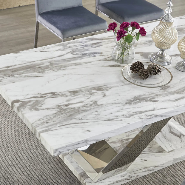 D610 Grey Viva Dining Set