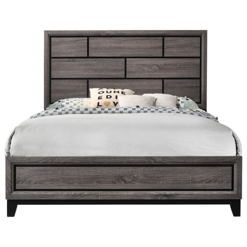 B4620 AKERSON GREY BEDROOM SET