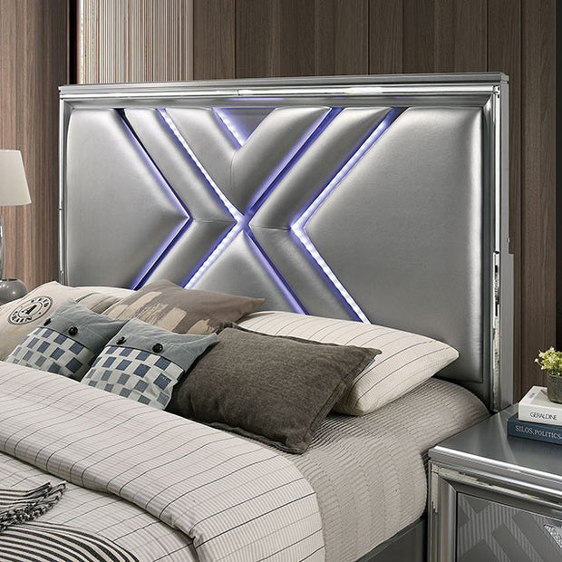 FOA7147 JUEGO DE DORMITORIO EMMELINE GRIS