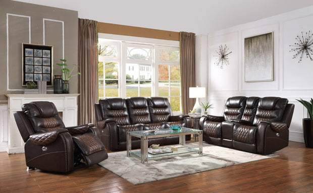 Harley Power TOP GRAIN LEATHER Reclining Set