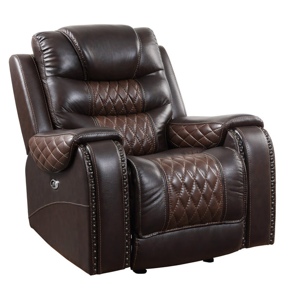 Harley Power TOP GRAIN LEATHER Reclining Set