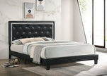 Cama Pasión Cuero Negro
