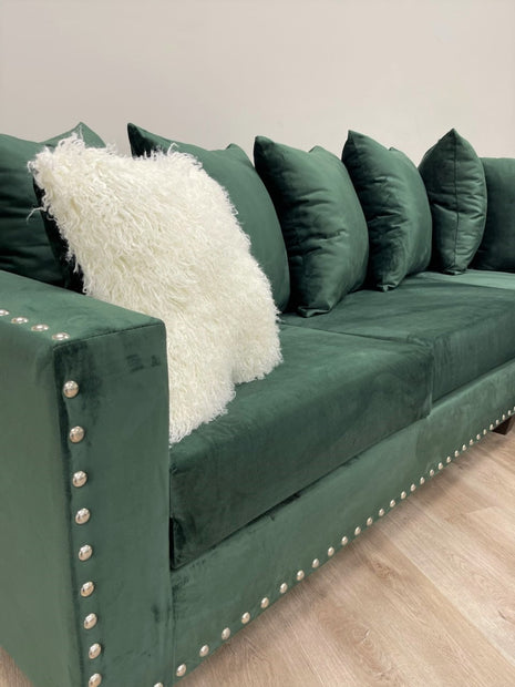 200 Green Sectional Nailheads