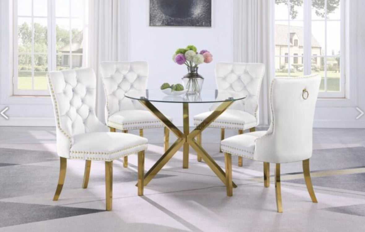D305DT CREAM DINING SET
