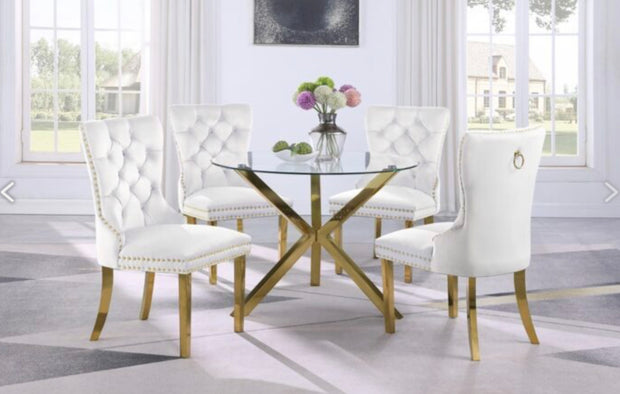 D305DT CREAM DINING SET