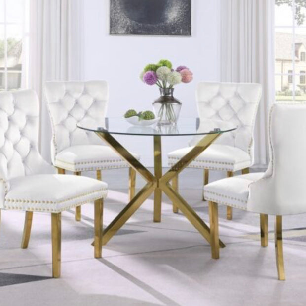 D305DT JUEGO DE COMEDOR CREMA