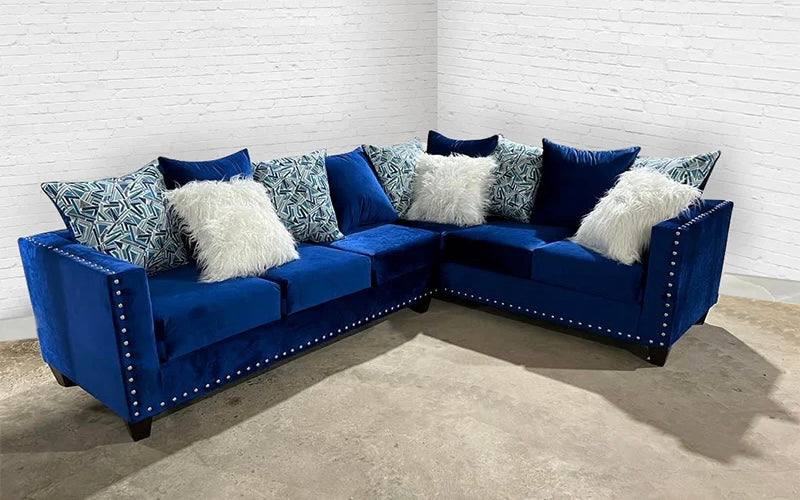 8000 Blue Sectional Nailheads