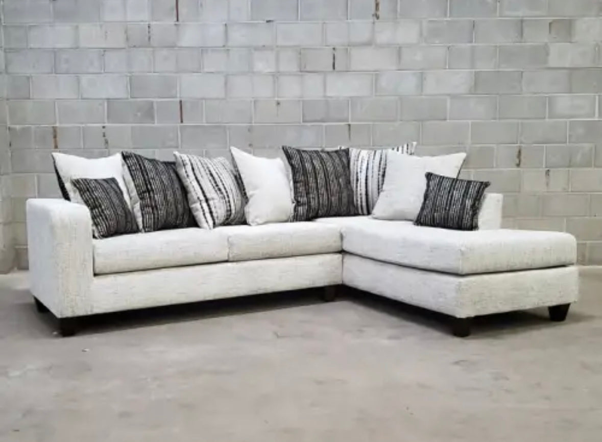 110 White Urban Sectional