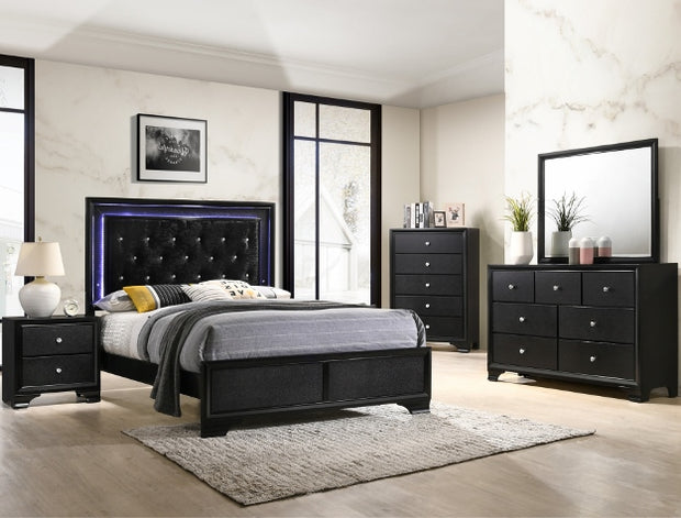 B4350 Micah Black Bedroom Set