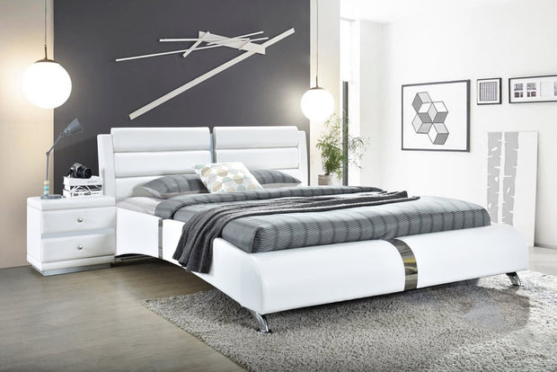 Vegas White Bed