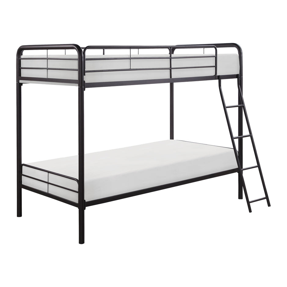 B2009DZ-1 Twin/Twin Black BunkBed