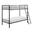 B2009DZ-1 Twin/Twin Black BunkBed