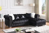 S6250 Yaz Black Sectional
