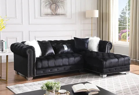 S6250 Yaz Black Sectional