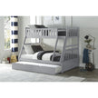 B2063TF-1*R  Grey Twin/Full BunkBed