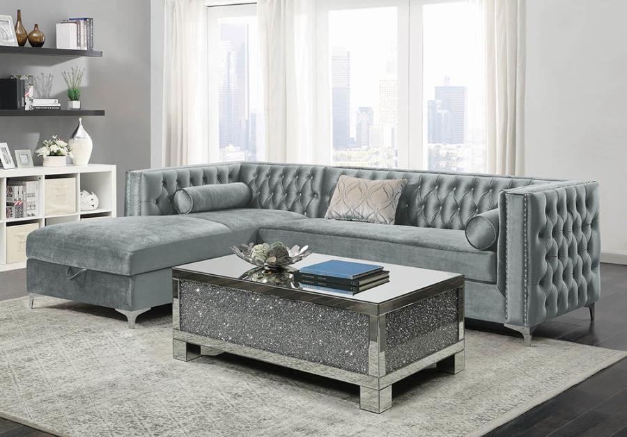 508280 Bellaire Grey Sectional