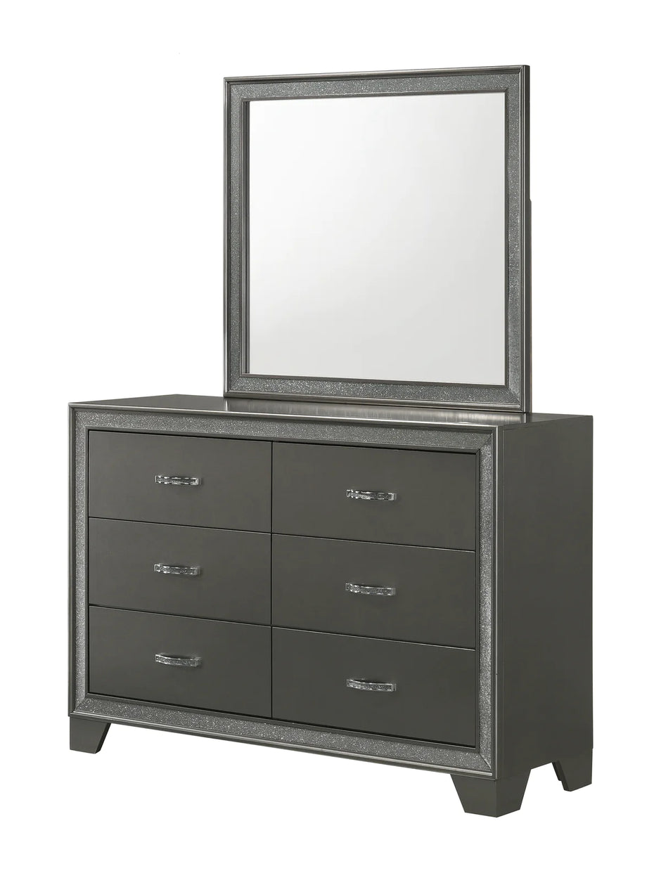 B4750 JUEGO DORMITORIO KAIA GRIS