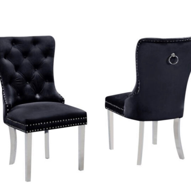 D300DT BLACK DINING SET