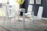 5538 Florian White Dining Set