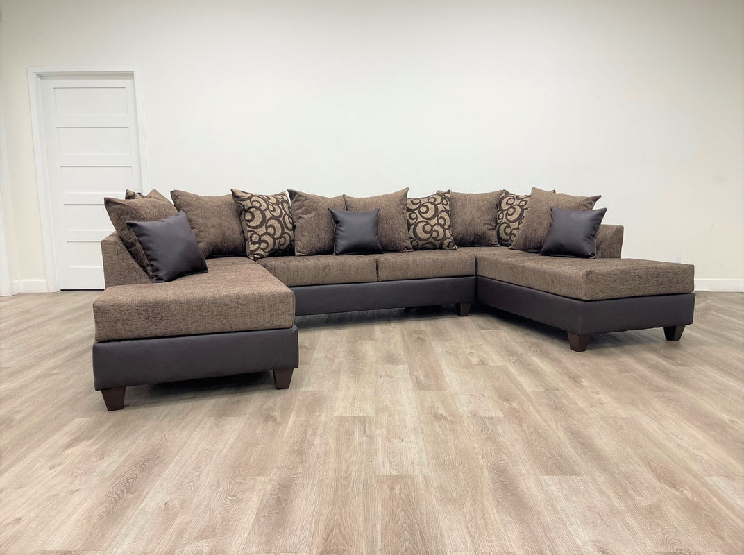 111 Brown Sectional