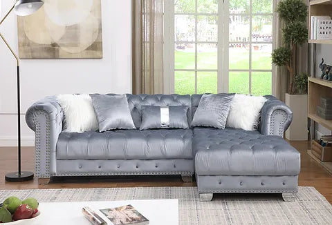 S6250 Yaz Grey Sectional