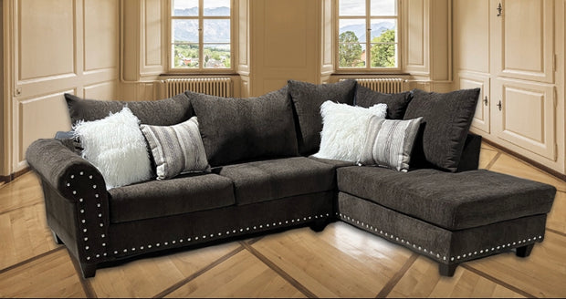 220 cabezas de clavos seccionales marrones