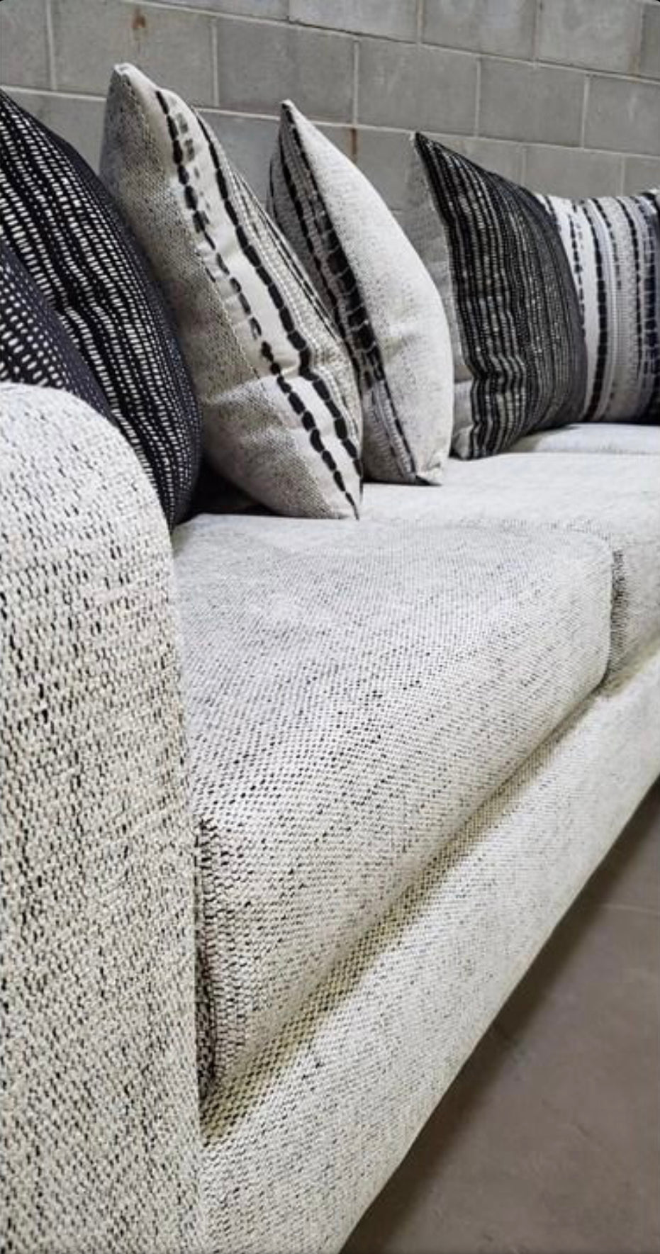 110 White Urban Sectional