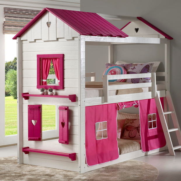 1570-TTWP_1575-TP Twin/Twin Sweetheart Tent BunkBed