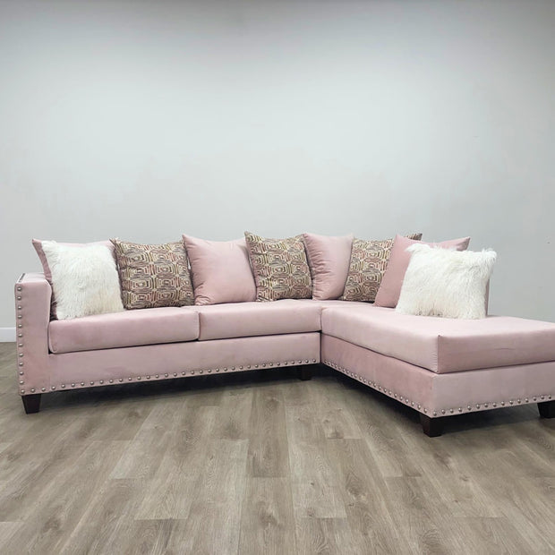 200 cabezas de clavos seccionales rosas