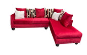 2023 Red Sectional Nailheads
