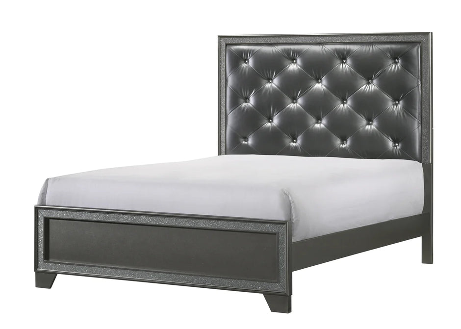 B4750 JUEGO DORMITORIO KAIA GRIS