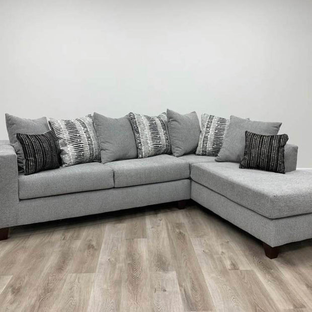 110 Modern Grey Sectional