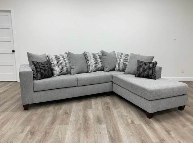 110 Modern Grey Sectional