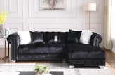S6250 Yaz Black Sectional
