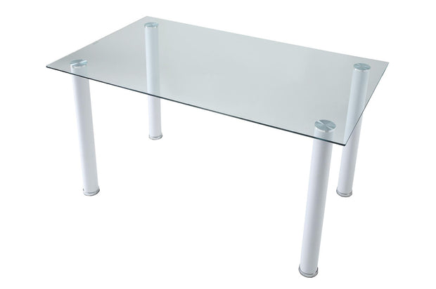 5538 Florian White Dining Set