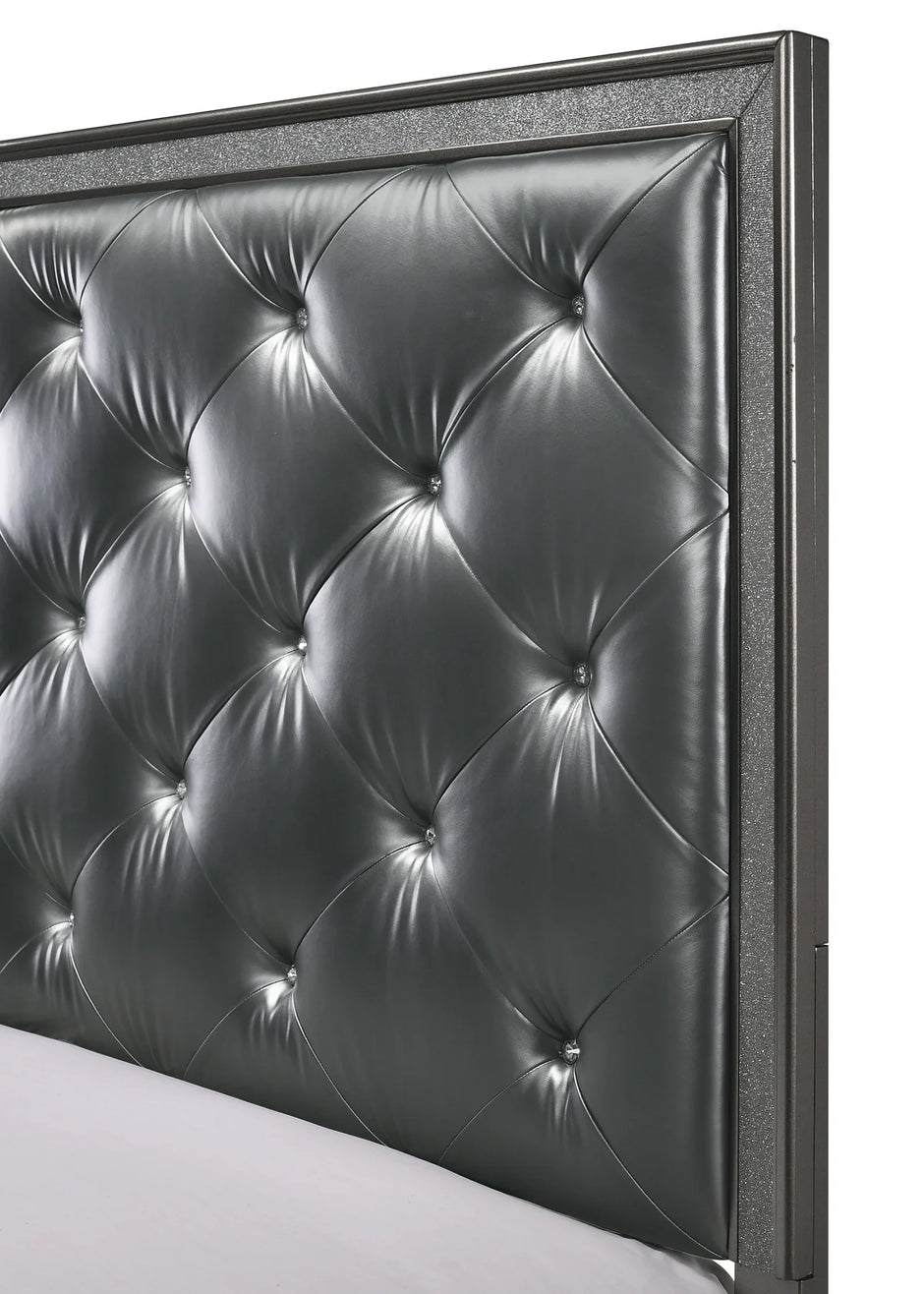 B4750 JUEGO DORMITORIO KAIA GRIS