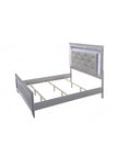 B7100 CAMA LILLIAN GRIS PLATA