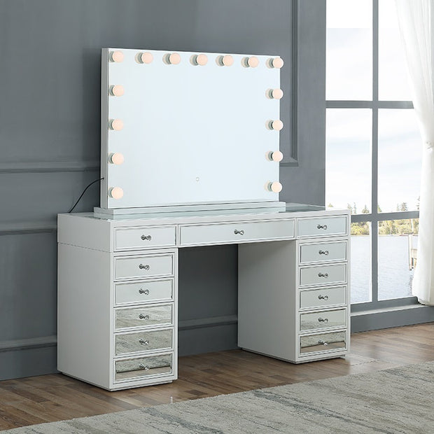 Juego de tocador blanco Hollywood